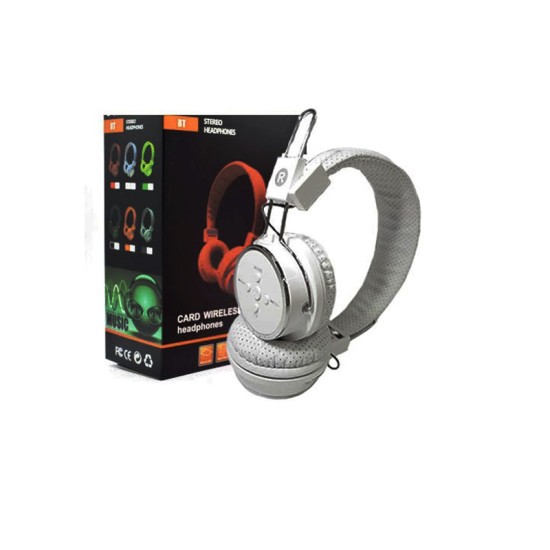BLUETOOTH HEADPHONE WIRELESS B-05 SILVER BLUETOOTH HEADPHONE WIRELESS B-05 SILVER